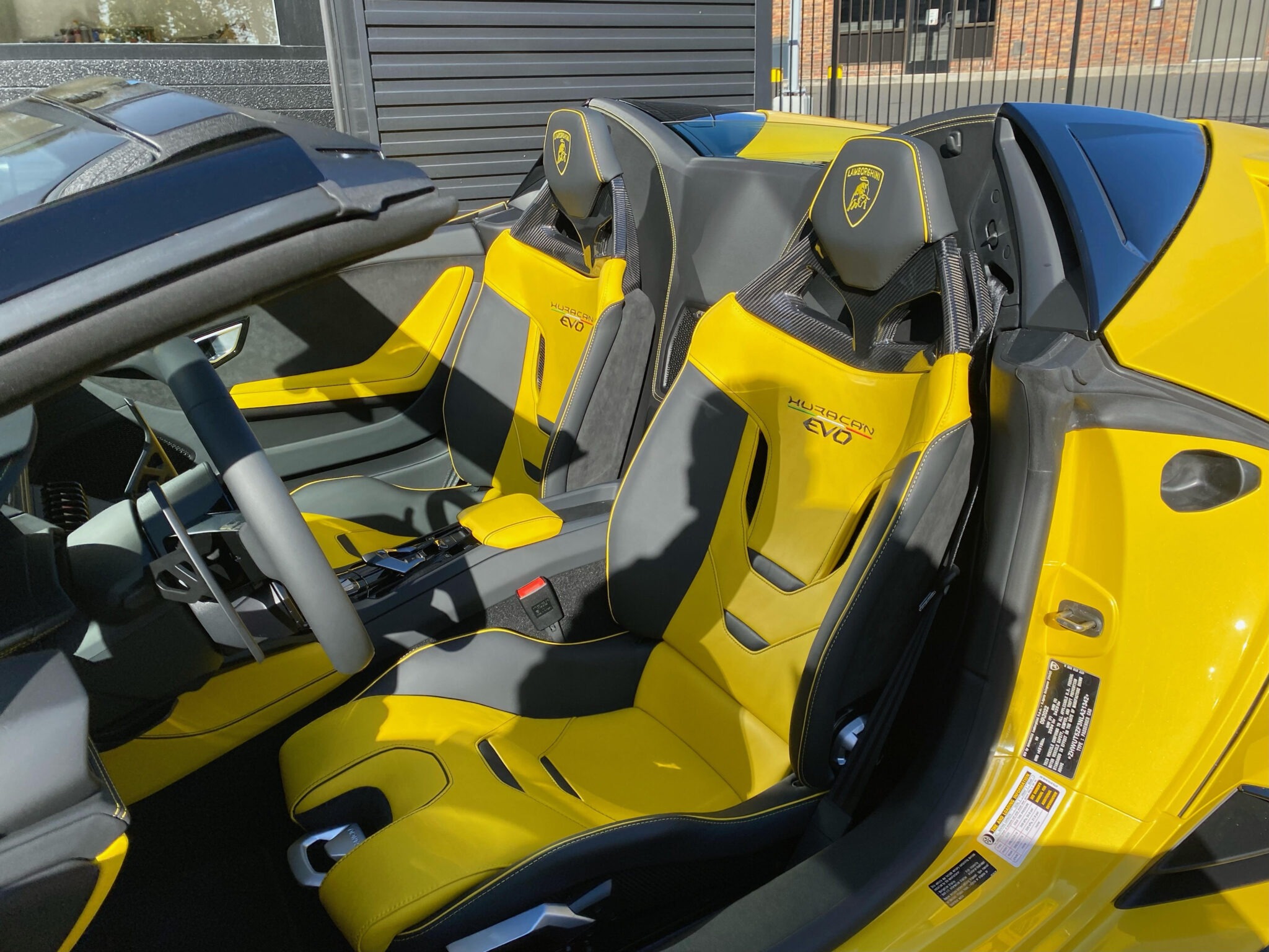 Rental (Yellow) Huracan Spyder EVO by Long Island Exotic