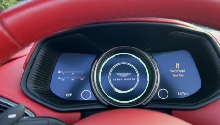 Aston Martin DB11 Volante Digital Dash For Rent Long Island Exotic Cars Rentals