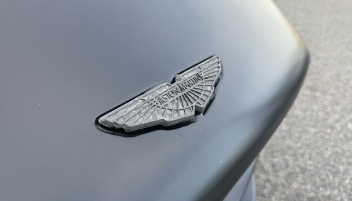 Aston Martin DB11 Volante Hood Emblem For Rent Long Island Exotic Cars Rentals