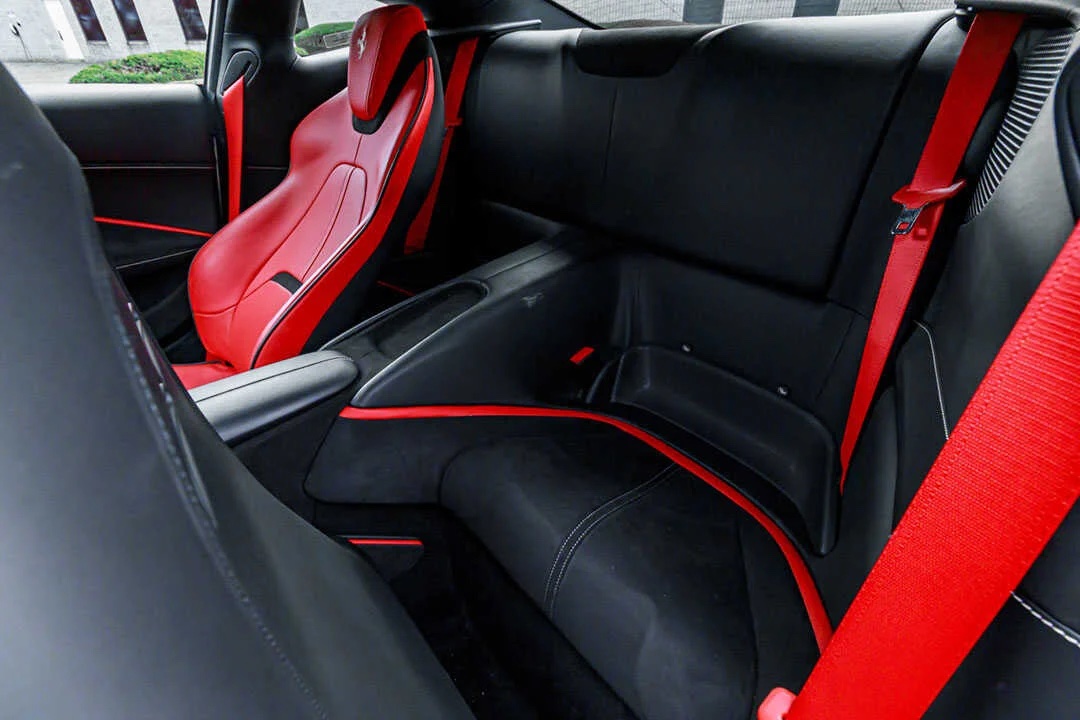 Ferrari Roma for Rent From Long Island Exotic Cars Back Seat