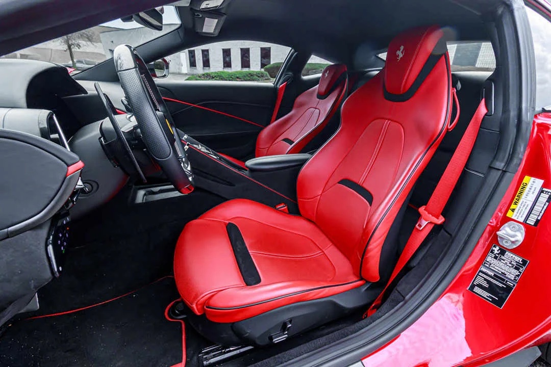 Ferrari Roma for Rent From Long Island Exotic Cars Interior